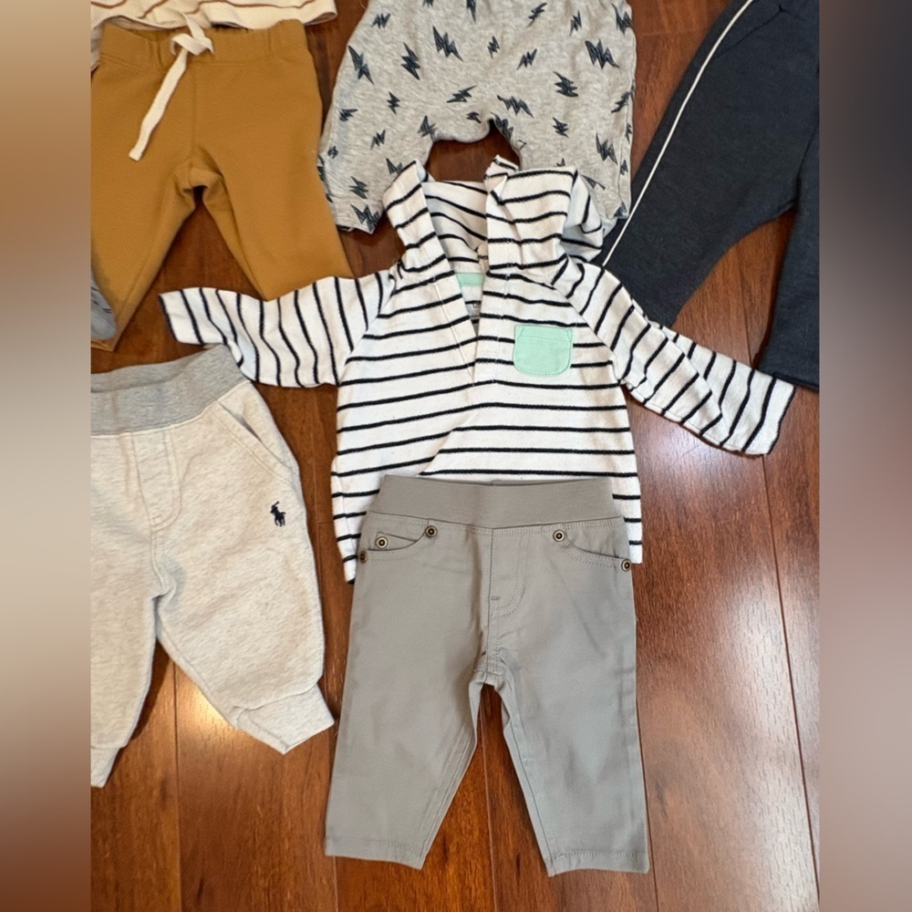 10 Piece Baby Clothes Bundle Size 3 - 6 M Nordstrom, Bloomingdale’s, MINICLASIX - Picture 2 of 9